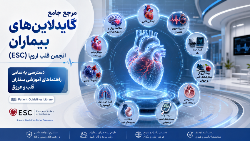 گایدلاین قلب و عروق اروپا مخصوص بیماران