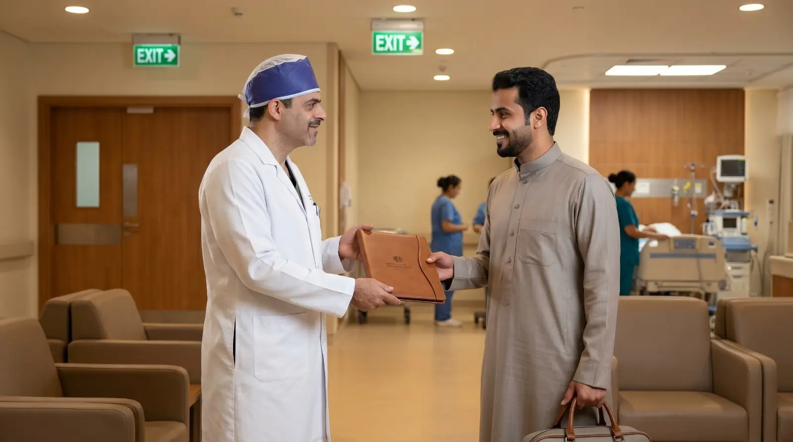 تجارب المرضى ونتائج الإجراءات القلبية