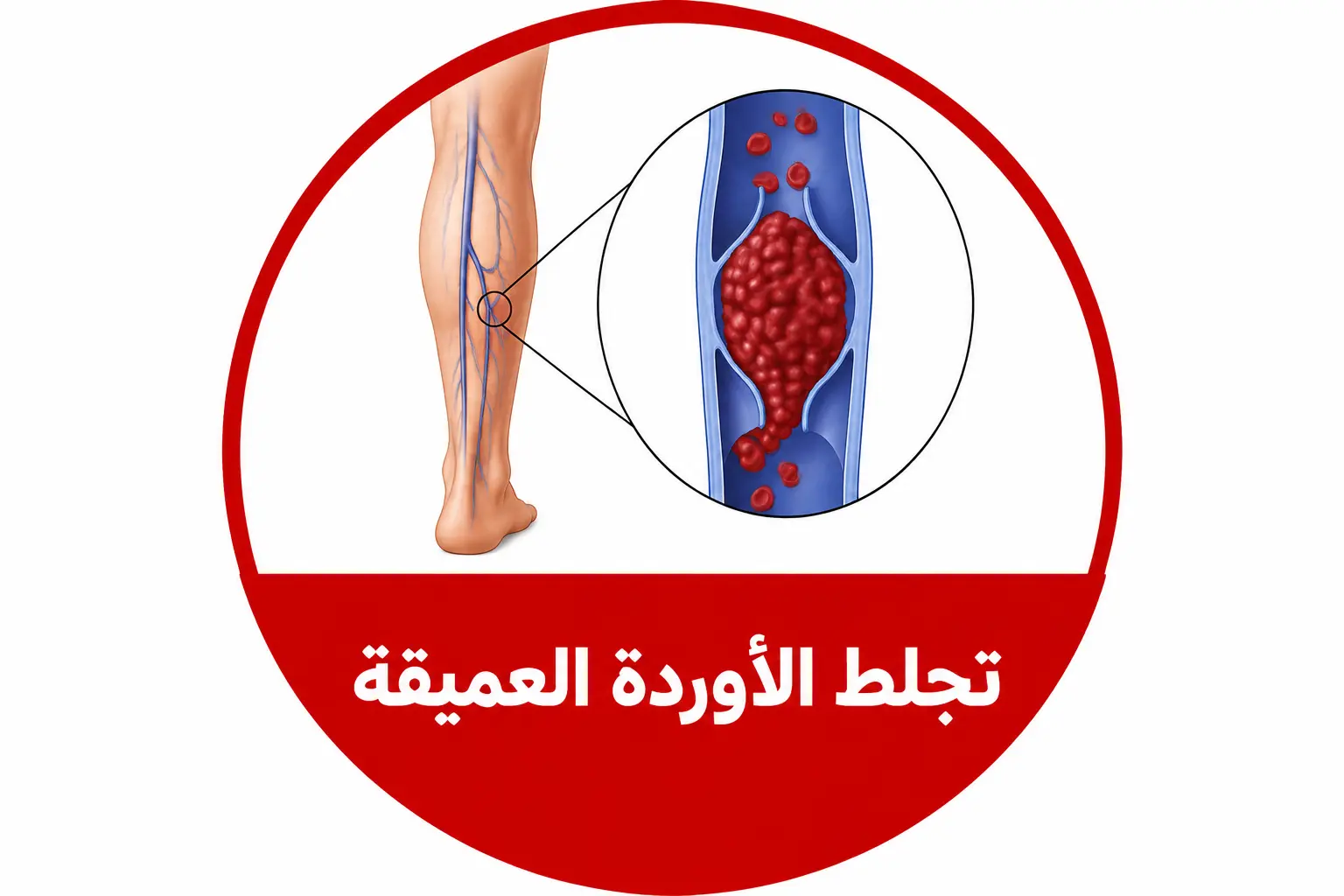 جلطة الساق